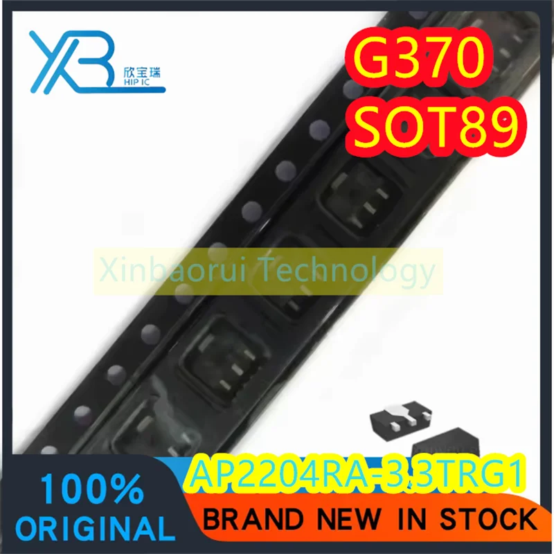 (5/20pieces) G370 G37O AP2204 AP2204RA-3.3TRG1 3.3V LDO regulator SOT-89 100% new original consumer electronics