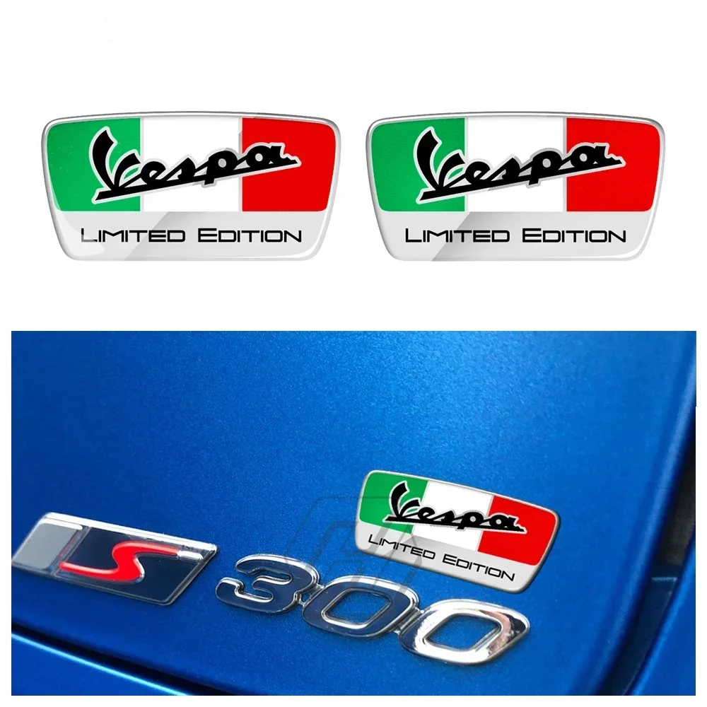 3D Resin Scooter Sticker for Vespa GTS 250 300 300ie Sprint Primavera 50 125 150 Italy Limited Edition Decals