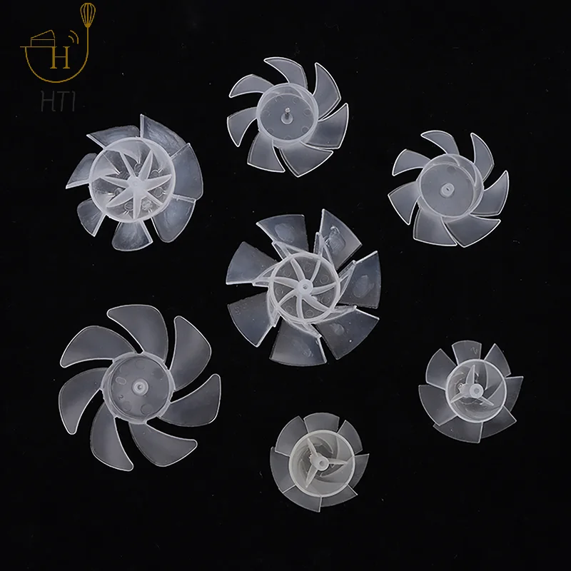 1 Pc 7 Blades Plastic Fan Blade Outside Diameter 35mm/42mm/50mm/65mm Plastic Cooling Fan Blade For Hair Dryer