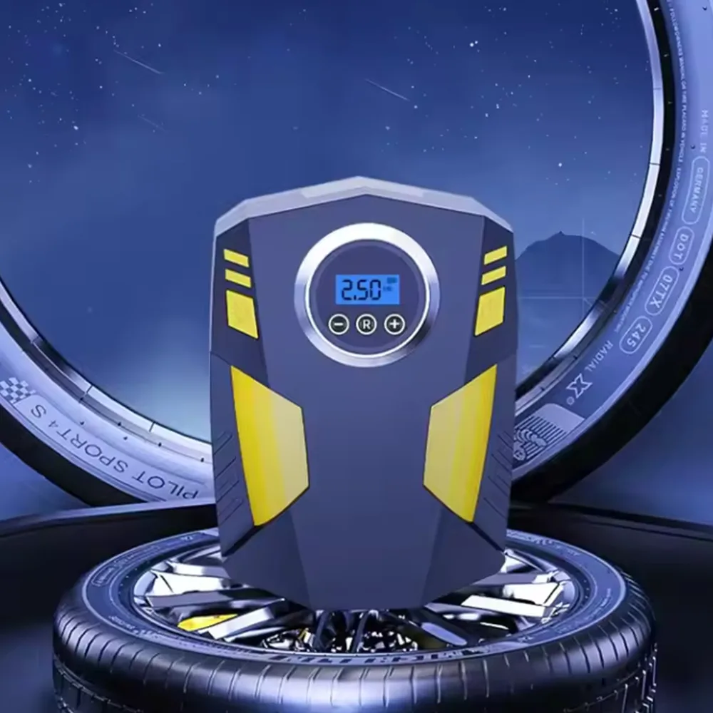Portable Air Compressor Pump HG2 OEM Factory 12V Car Digital Tire Inflator Electric Air Pump Portable Digital Auto Tyre Inflator