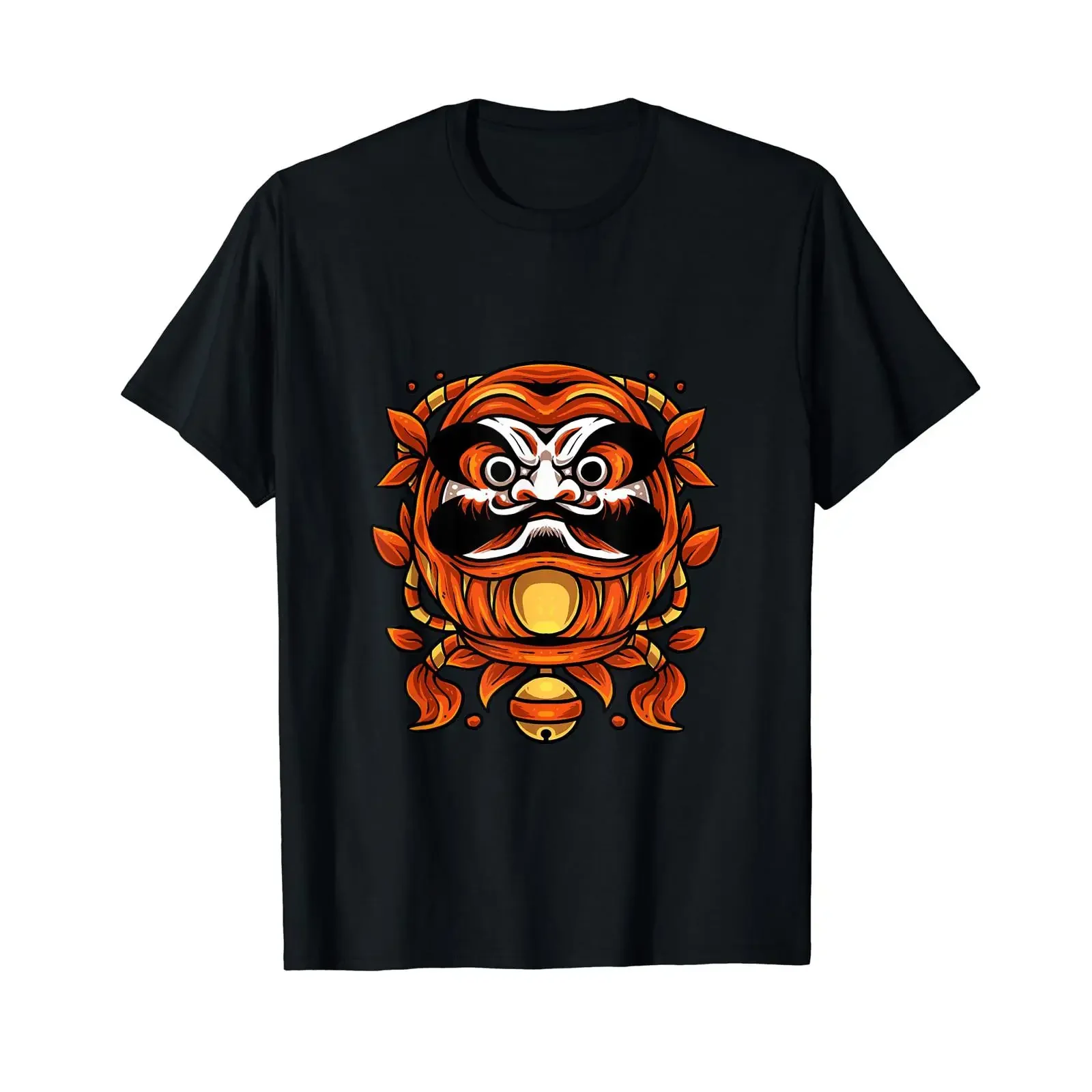 Daruma Doll Japanese Luck Fortune Perseverance T Shirt vintage Washed Stretched Breathable homme Comfortable fashion