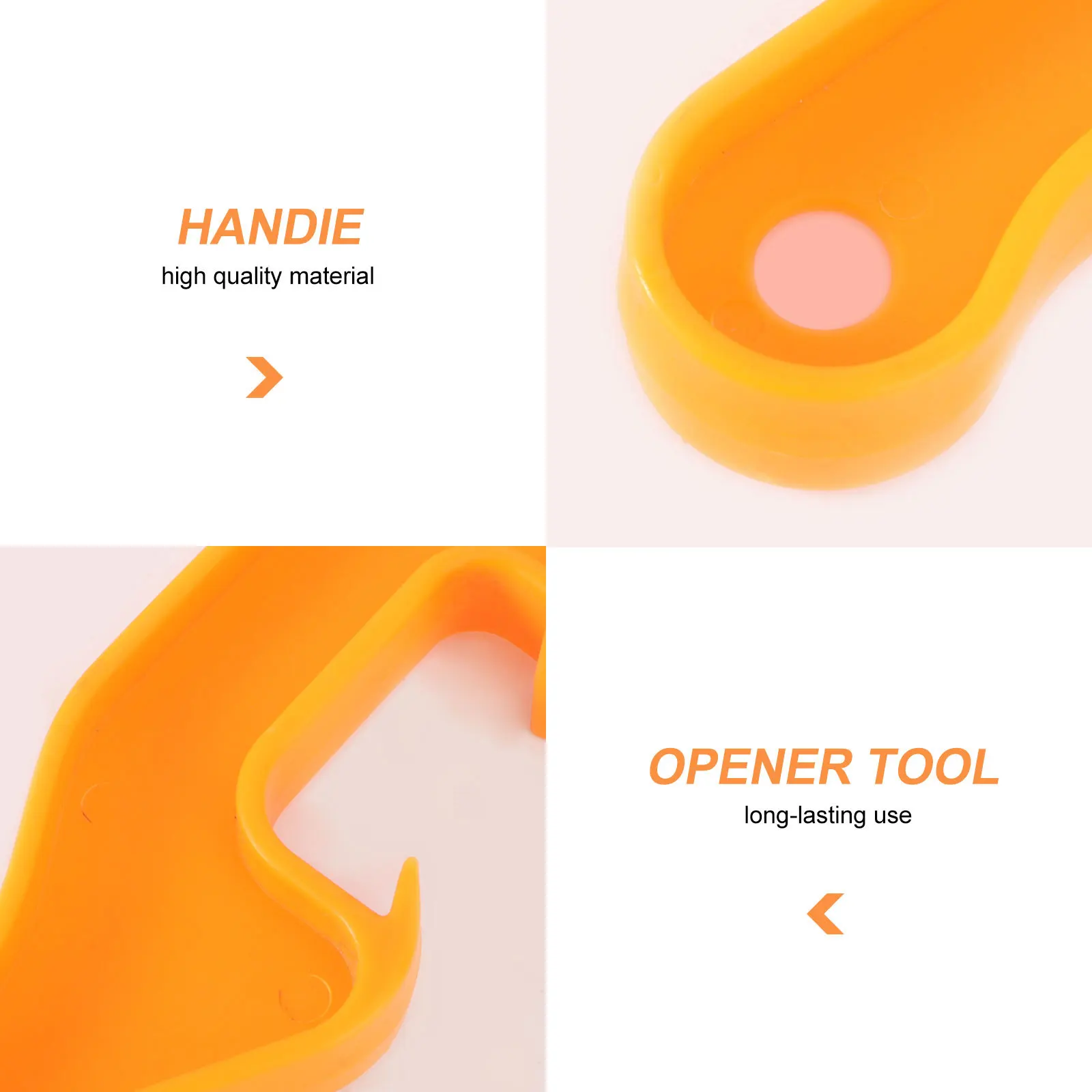 

4pcs Paint Can Opener Plastic Bucket Lid Opener Heavy Duty Wrench Tool Universal Lid Remover For Garage Home Workshop Use