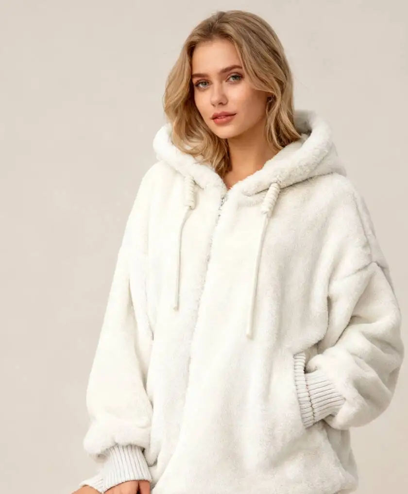 

Parkas Womens Parka Coat With Real Fur Autumn Linen Matte Single Breasted Pressed Plaid Pleated Flared Cut Flap Pocket All-Match