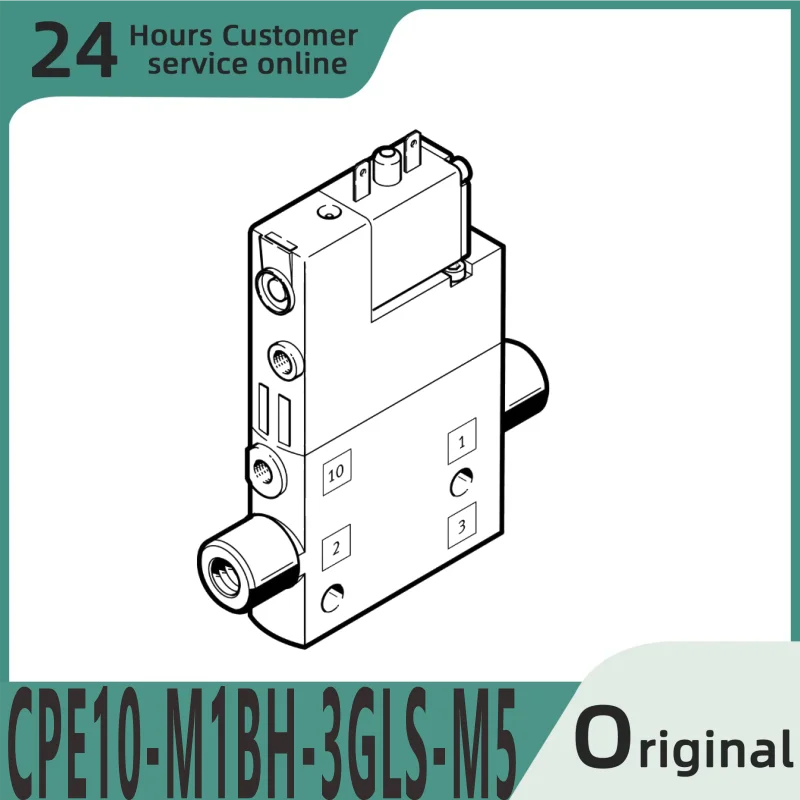 

Совершенно новый оригинальный электромагнитный клапан CPE10-M1BH-3GLS-M5 196848