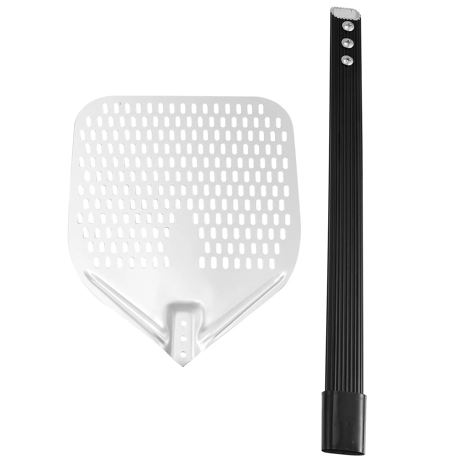 

1Pcs Perforated Pizza Shovel 40Cm Long Handle Wide Plate Pizza Transfer Shovel Cake Transfer Baking Tool Baking Tool
