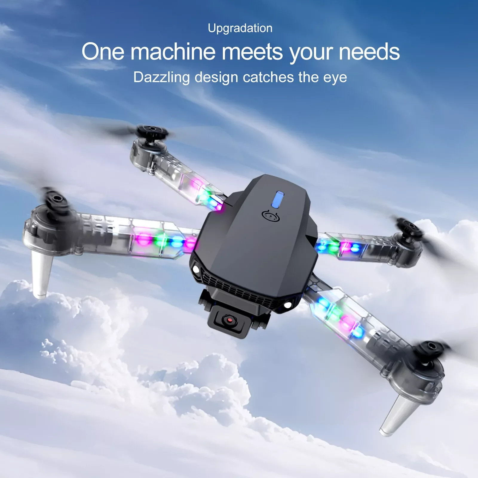 طائرة رباعية بدون طيار جديدة يمكن التحكم فيها بشاشة LCD E99 مع تحديد موضع التدفق البصري وإيقاف بمفتاح واحد للتصوير الجوي #4