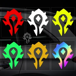 For World of Warcraft Game WOW Tribal Logo Car Stickers Motorcycle Moto Helmets Accessories Decal For Kawasaki Z900 Yamaha MT07