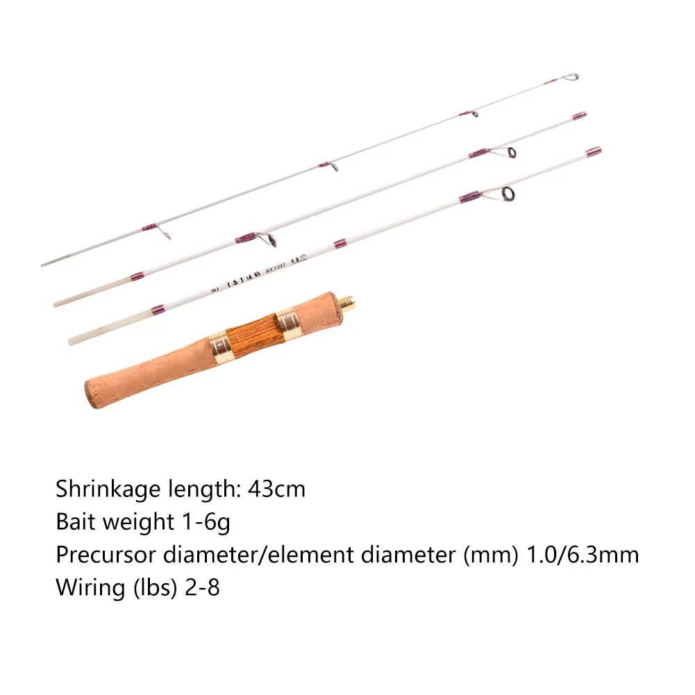 Alimentador macio vara de pesca mini vara de pesca vara de pesca telescópica 1.0/6.3mm portátil ultra-leve alimentador vara de pesca pesca