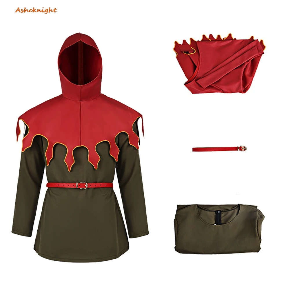 

Medieval Cosplay Ranger Top Hat Belt Clothing Men Adult Party Disguise Roleplay Male Outfits Suit Halloween Costume Carnival