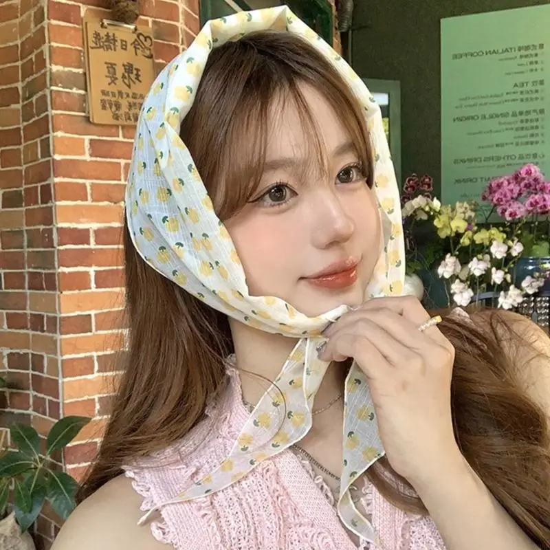 أفضل قطعة شعر شفافة مقاومة للشمس: تقييم شامل لـ Y3NE Sheer Sunproof Bandana مع نمط زهري قابل للتعديل