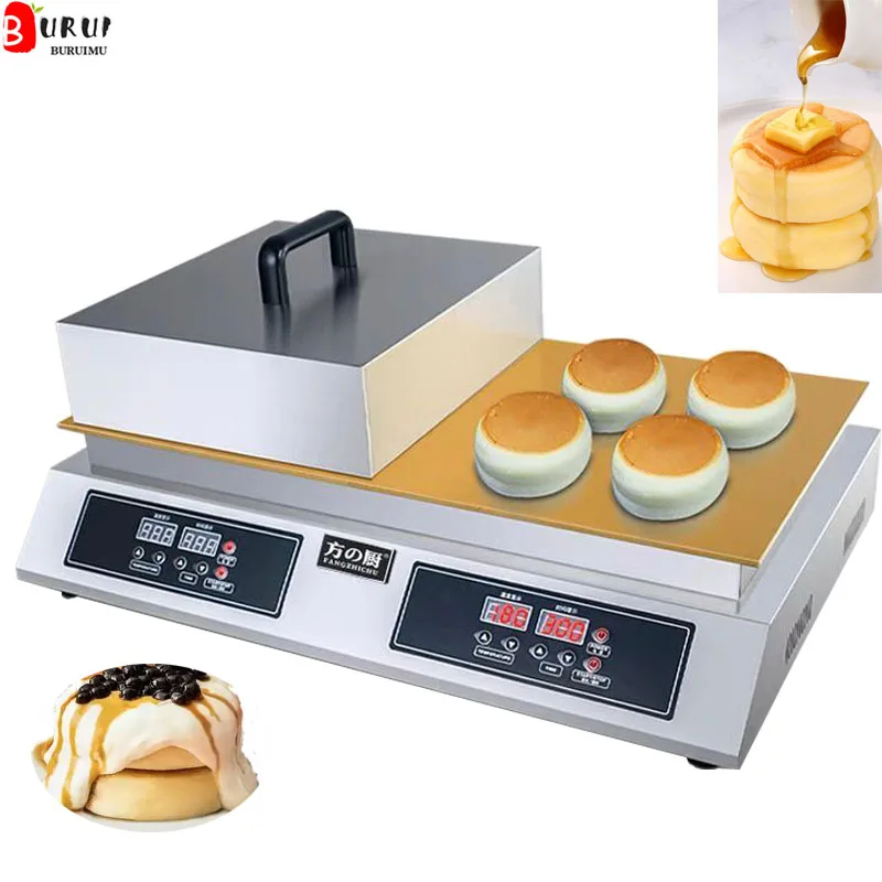 

Блинница с двойной головкой, 2600 Вт, пушистая японская суфленица