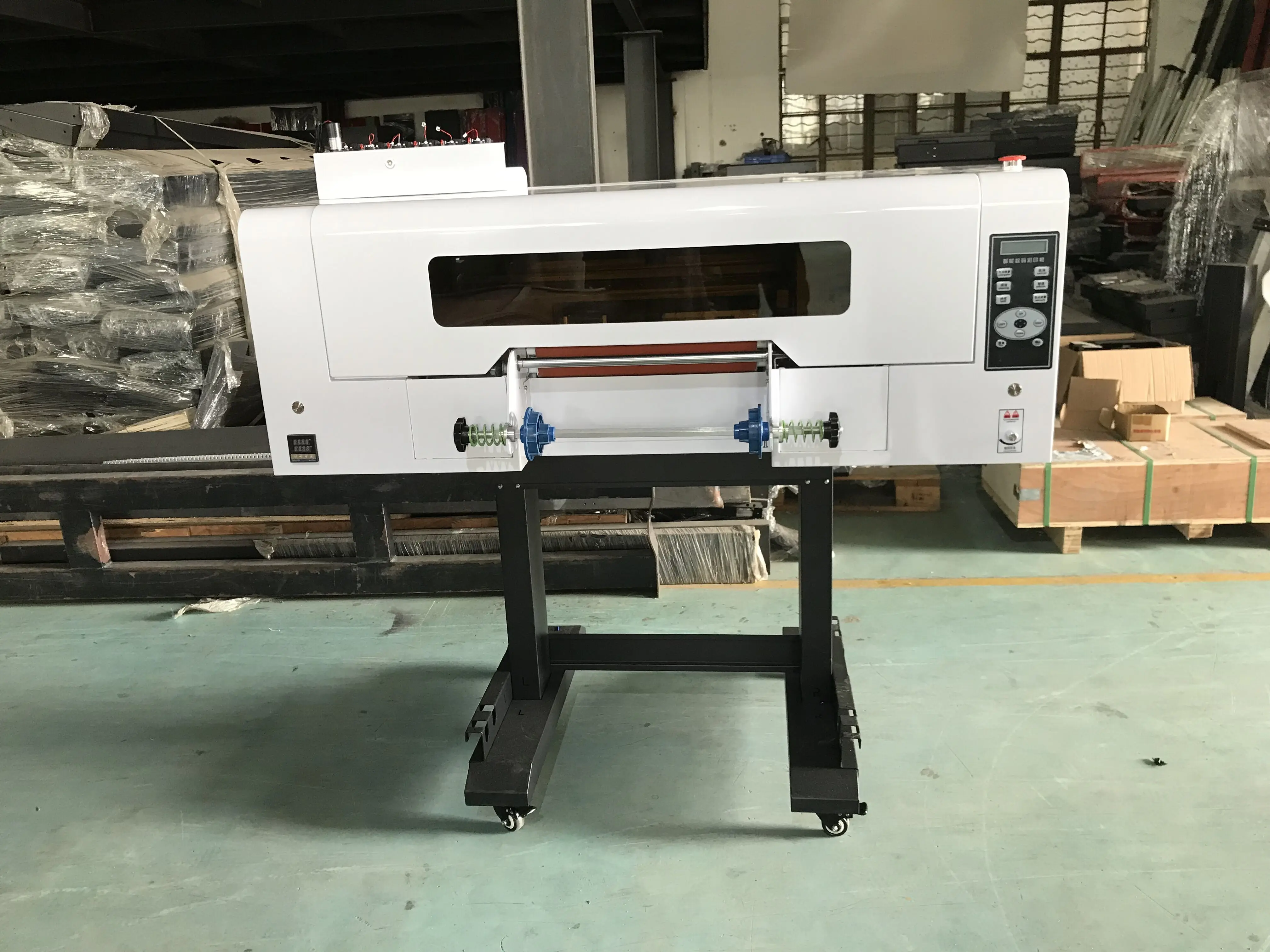 For New A3 UV DTF printer with XP600 print head, 30cm 6-color CMYKWV automatic inkjet, retail beautiful