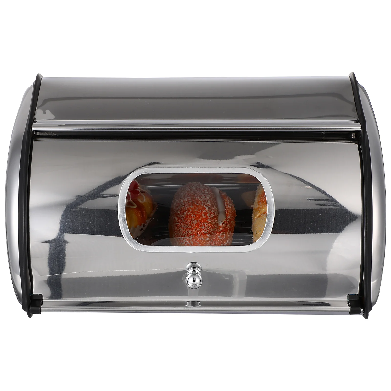 

Stainless Bread Storage Box Kitchen Bread Holder High-Class Multi-Function Household Organizer Kitchen Accessory