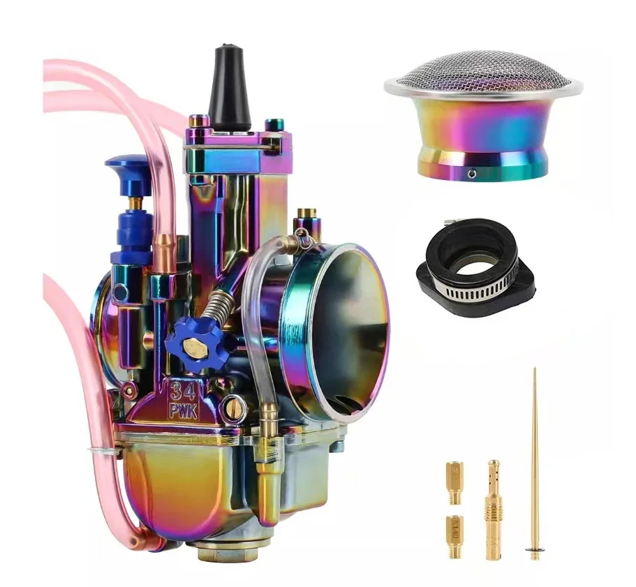 Universal Motorcycle For Keihin Carburetor Replacement Koso OKO Blue or Colourful PWK 24 26 28 30 32 34 mm 2T 4T