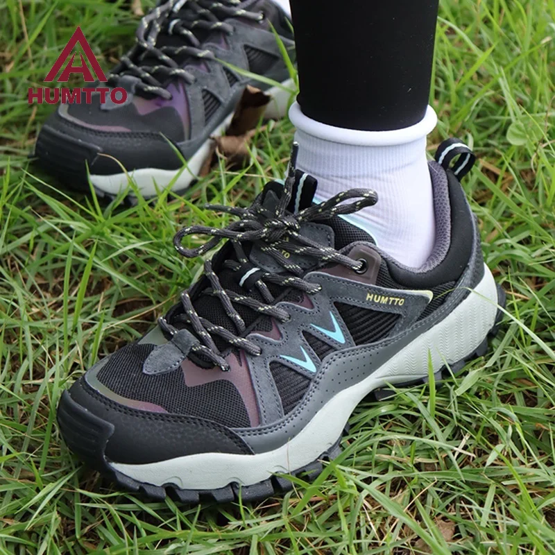 

HUMTTO Trail shoes trekking shoes women casual tennis hiking shoes men's lightweight climbing outdoor sneakers breathable ankle