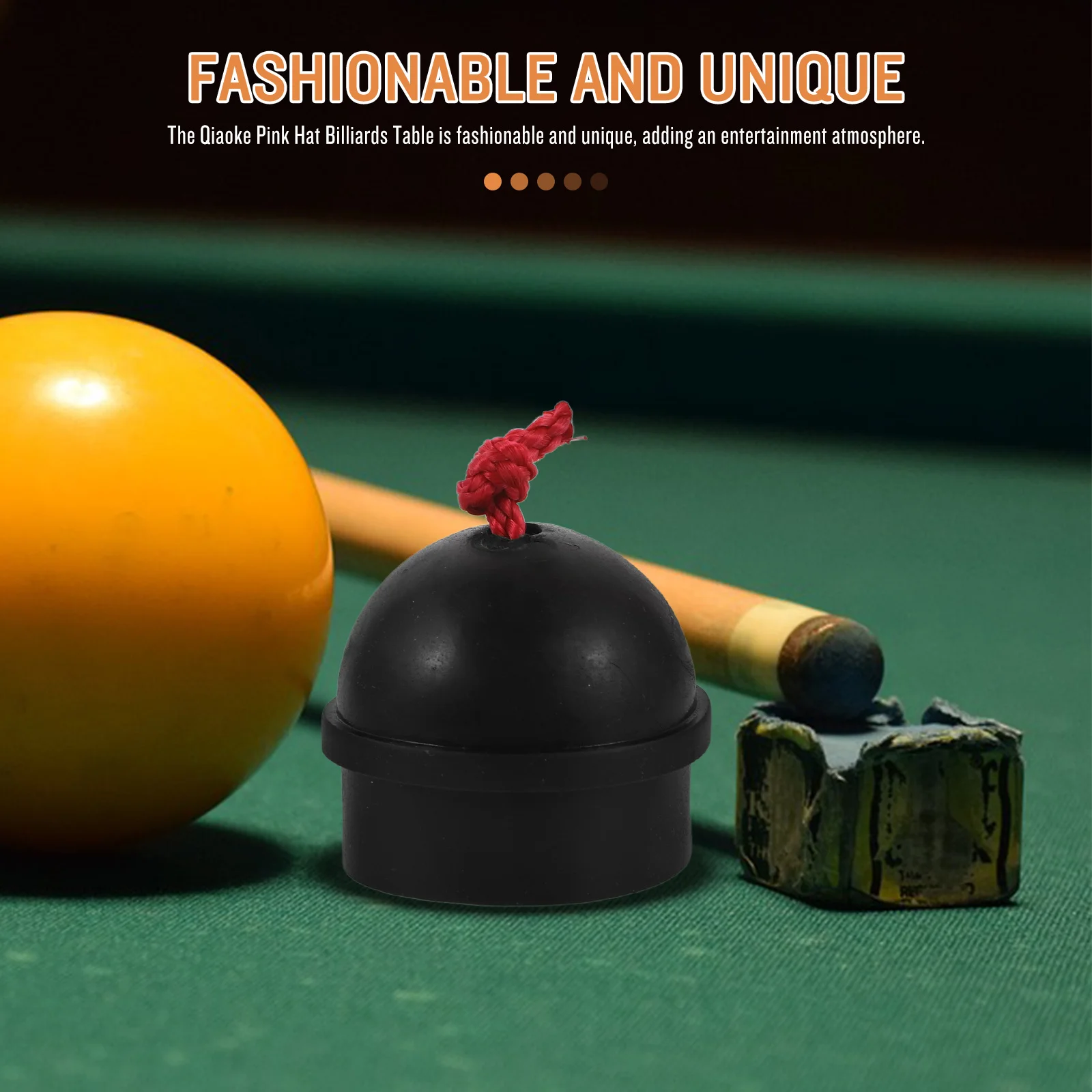 

3 Pcs Chocolate Powder Hat Billiard Supplies Pool Chalk Holder Human Body Holders for Rubber