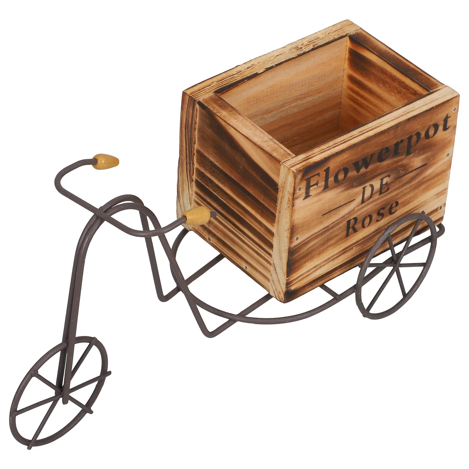 

Vintage Iron Decor Mini Bike For Desk Home Living Room Bicycle Planter Shelf Metal Ornament Small Bike Adornment