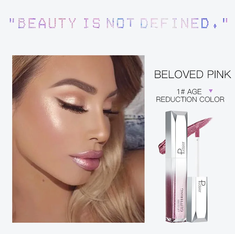 2025 Lucidalabbra perlescente Rossetto impermeabile a lunga durata Shimmer Diamond Lip Tint Glitter Lipgloss Cosmetici per il trucco quotidiano