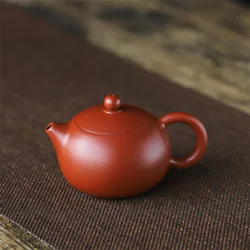 240ML Yixing Purple Clay Teapot Machine-made Xishi Tea Pot Raw Ore Dahongpao Quality Teaware Oolong Pu're Tea Set Filter Kettle