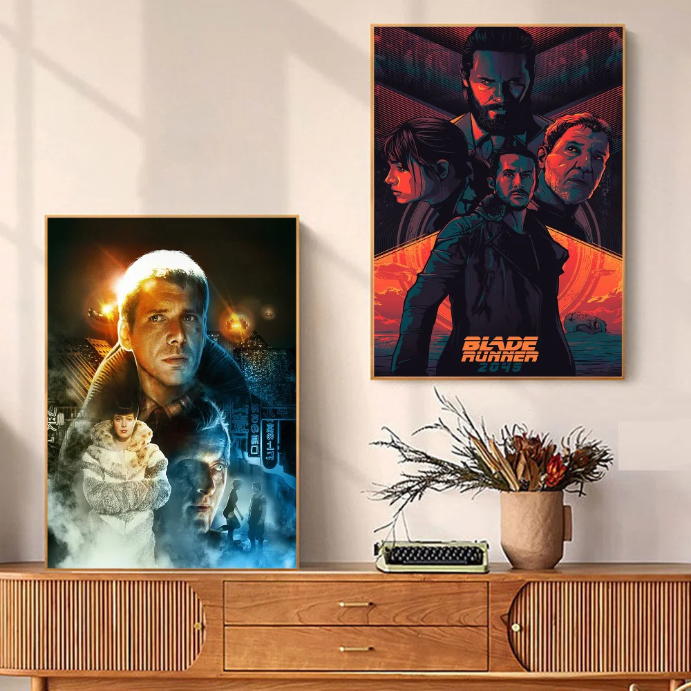 Retro Movie Blade Runner Classic Sci-fi Film Anime Posters Sticky Whitepaper Prints Posters Artwork Kawaii Room Decor view 5