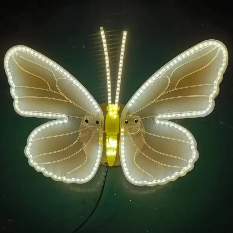 

Party Garden Wedding Butterfly Glow Lights Simulation Outdoor Dynamic And Static Decorative Lamps For Holiday Yard Patio Event