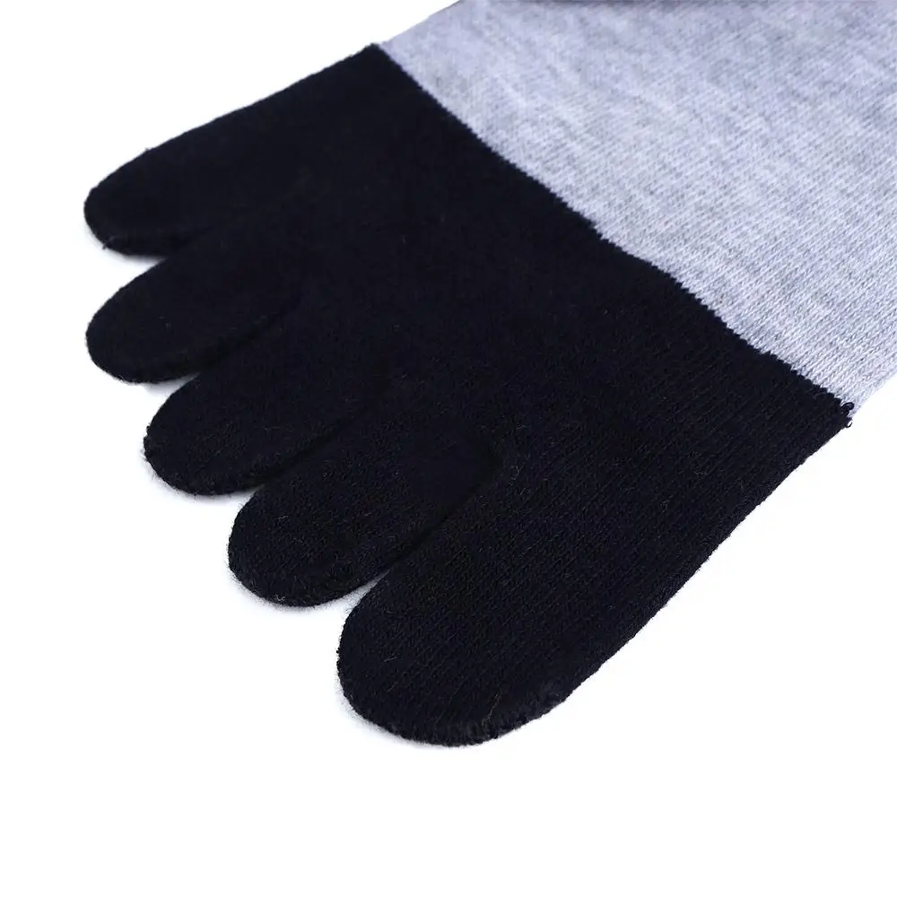 Sport Fashion Breathable Cotton Casual Simple Five Finger Socks Man Socks Stripe Hosiery Socks With Toes