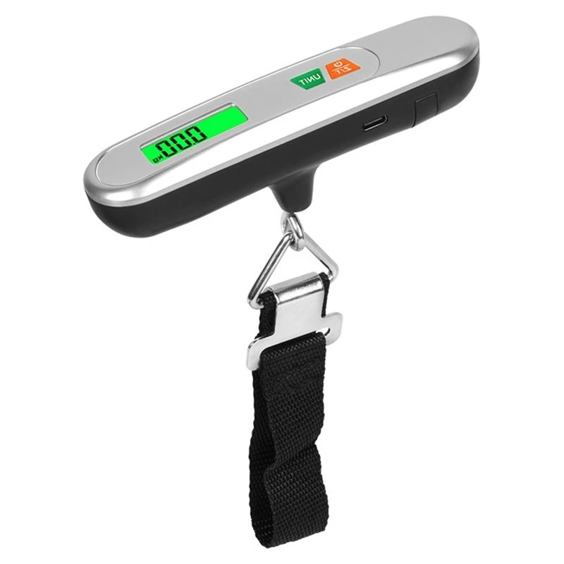 -[33A tvdae] Handheld Electronic Digital Scale Rechargeable Portable High-Precision 0.5-50KG For Express Delivery And Luggage