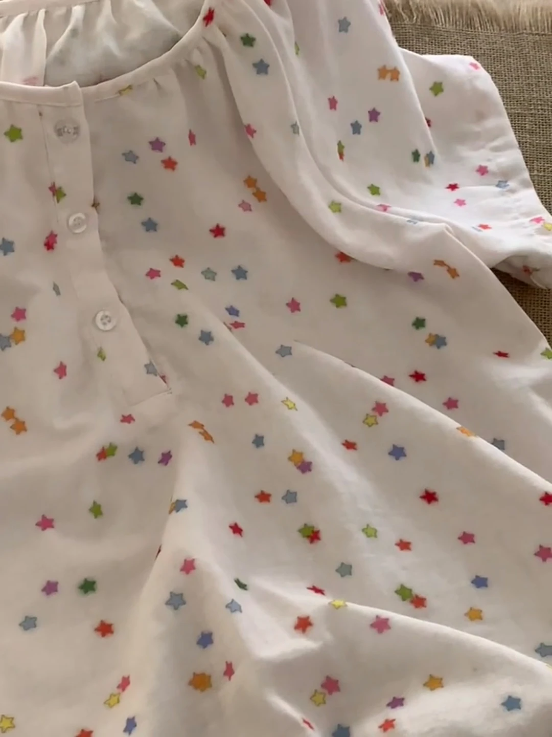 

Корейский Sle Sweet Star ort Sve, женский пижамы, лето 2022, повседневная домашняя одежда, ночная рубашка из тонкой ткани, круглый N...