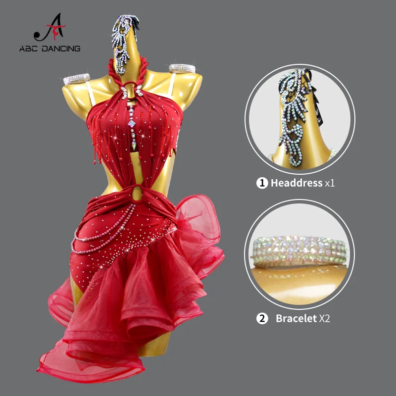 ชุดเต้นรำละติน ชุดคาร์นิวัลสำหรับผู้หญิง 2025 ชุดเดรสสปอร์ตเซ็กซี่สำหรับเด็กผู้หญิง ชุดสำหรับงานปาร์ตี้ บอลรูม การแข่งขัน ชุดซ้อมเต้นสำหรับเด็ก ชุดพรอม