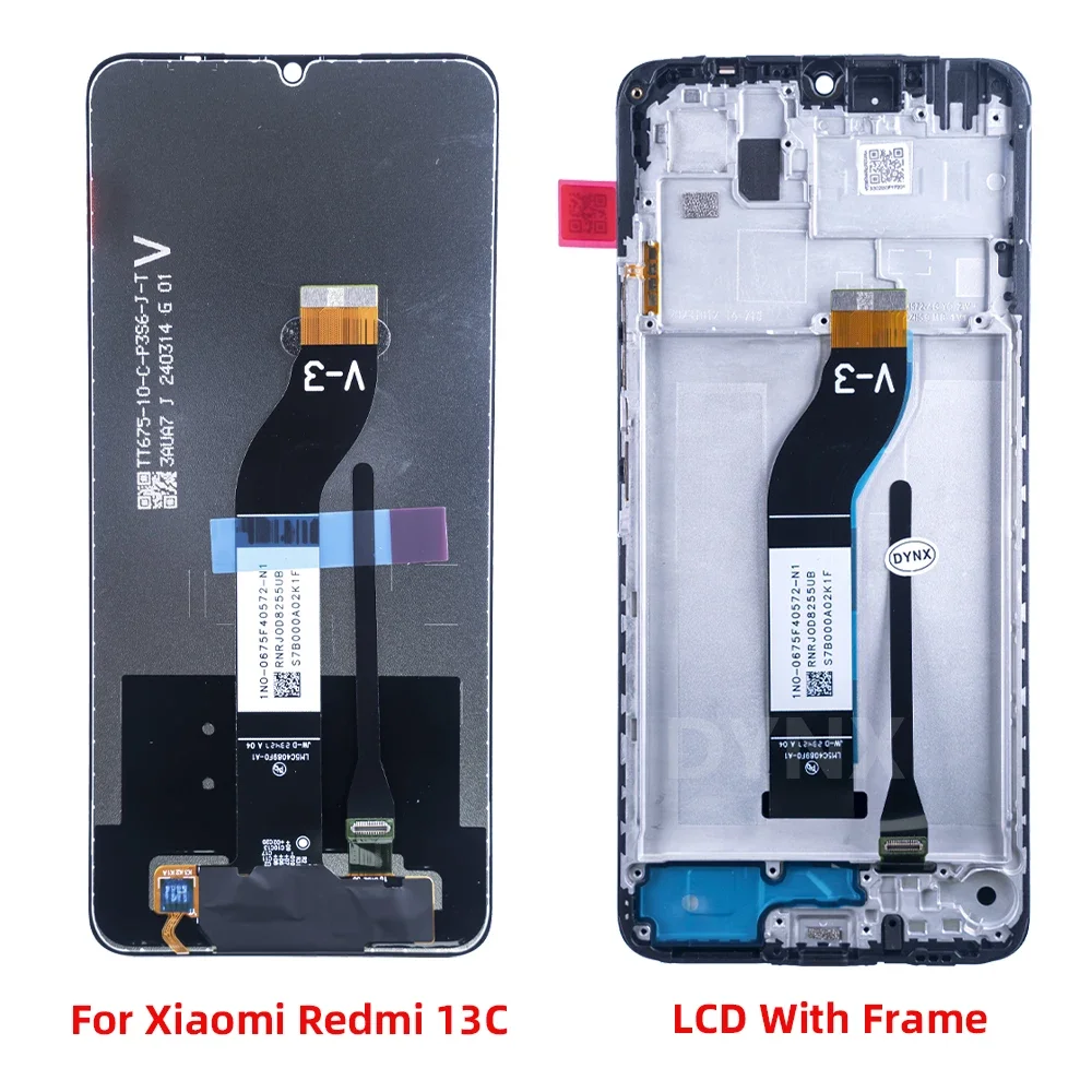 For Xiaomi Redmi 13C LCD Display 23100RN82L Touch Screen Digitizer Assembly For Redmi 13C Display Replacement Parts