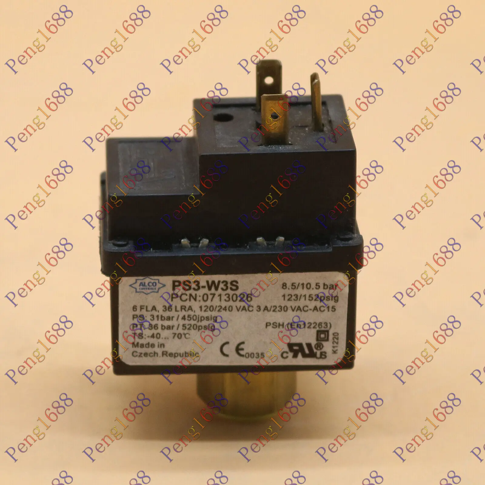 

EMERSON ALCO PS3-W3S 8.5 / 10.5bar New Pressure Switch 1 Year Warranty