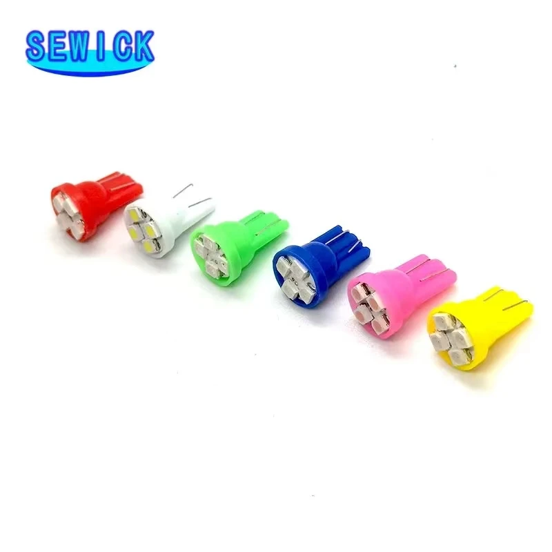 

500 шт., 12 В, 4SMD, T10, Φ 194, 168, 1210, 4 лампочки, белая лампа для чтения детской двери автомобиля