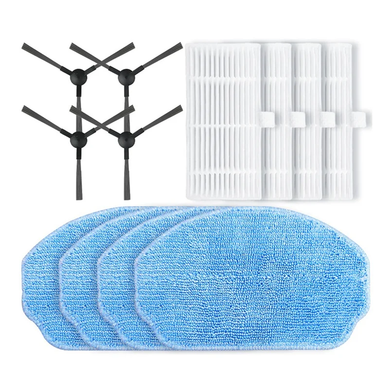 

-A90P For Cecotec Conga 999 Origin X-Treme Spare Parts Accessory Side Brush Hepa Filter Mop Pad