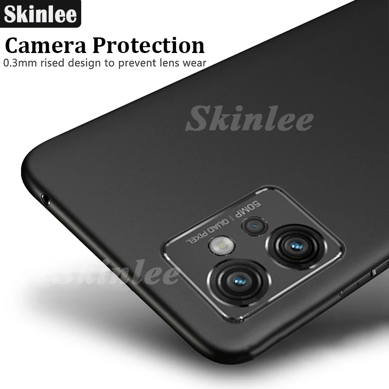 Skinlee Case For Motorola Moto G32 Full Protection Soft Silicone Matte Cover For Motorola Moto E32 Shockproof Case