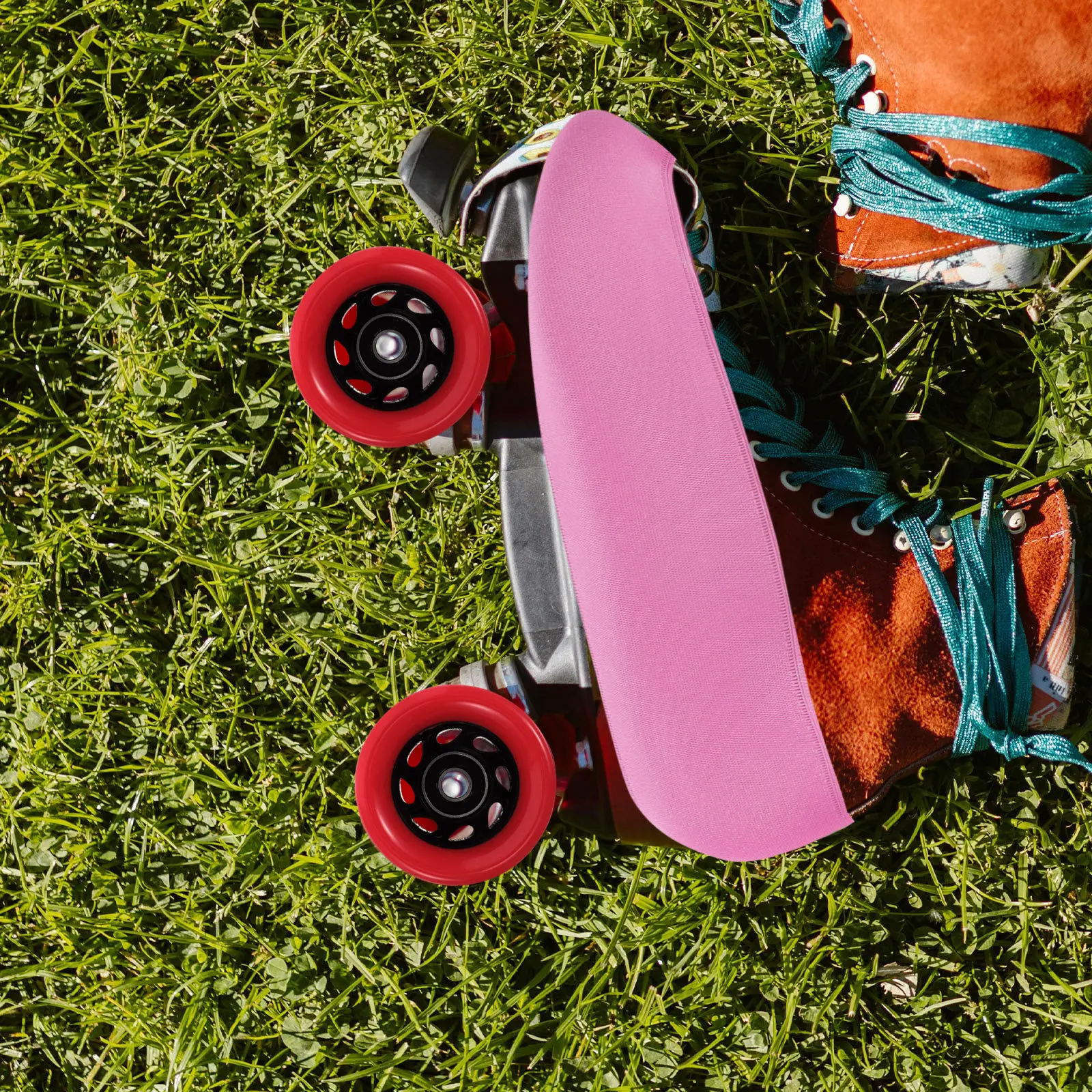 1 par de fundas para patines de ruedas, para mujer y hombre, con banda elástica, protector para zapatillas de patinaje, accesorios antifricción para patinaje artístico.