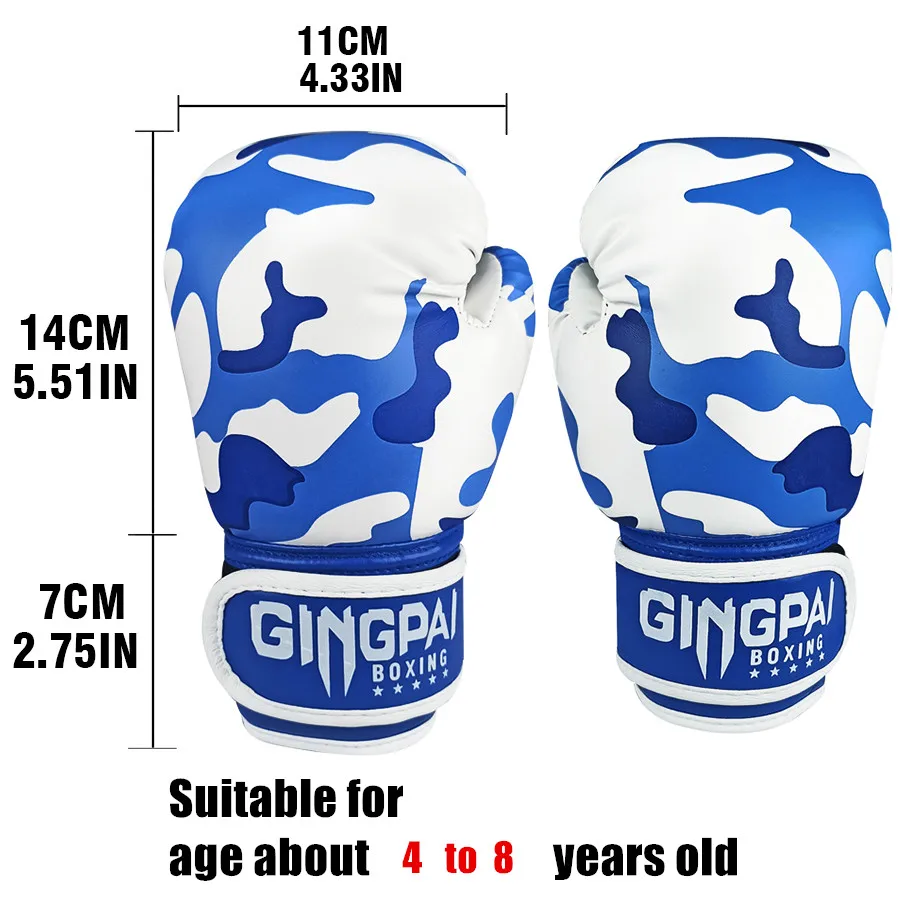 Hot Sale 1 Pair Kids Gift Children Kickboxing Kick Box Training Punching Sandbag Sports Fighting Gloves MMA Boxing Glove