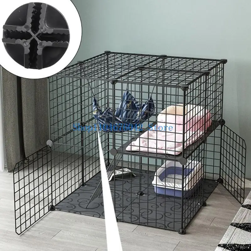 5asd Set of 4 Modulars Grids Connectors for Home and Office Storage Solution