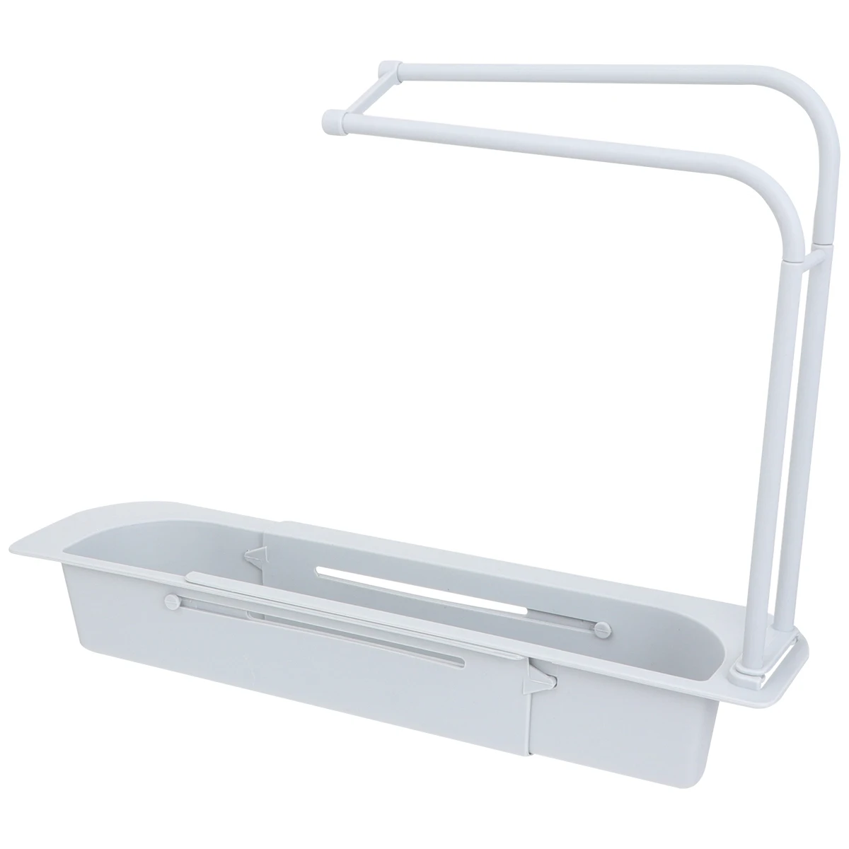 

Telescopic Sink Rack Anti Rust Elegant Kitchen Holder Sponge Soap Drainer Adjustable Extensible Shelf Storage