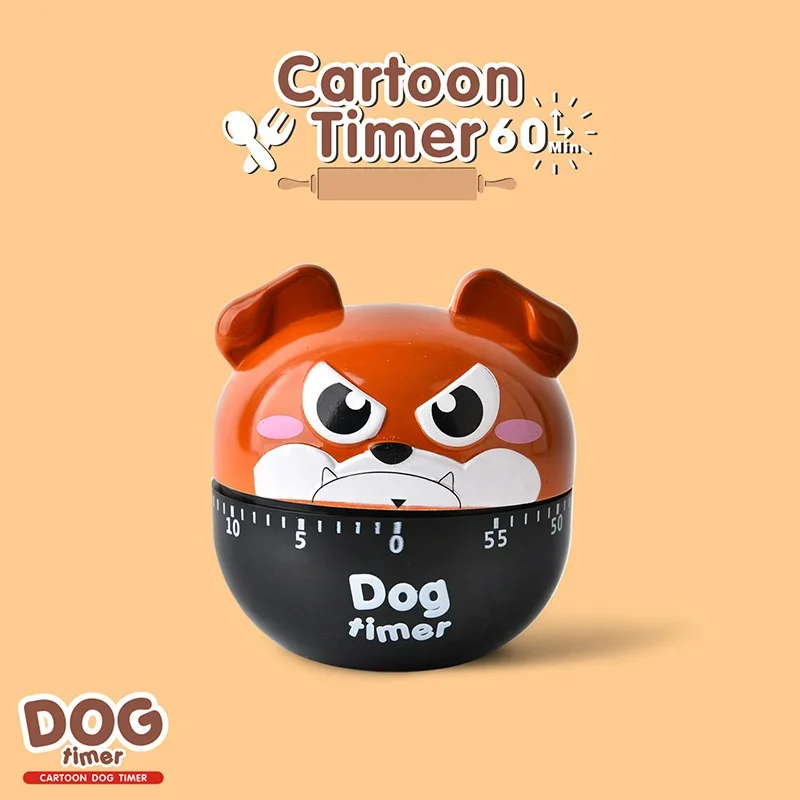 Cartoon Dog Timer meccanico dispositivo da cucina Gadget set uovo bollente cottura conto alla rovescia Temporizador Cocina Minuteur cucina