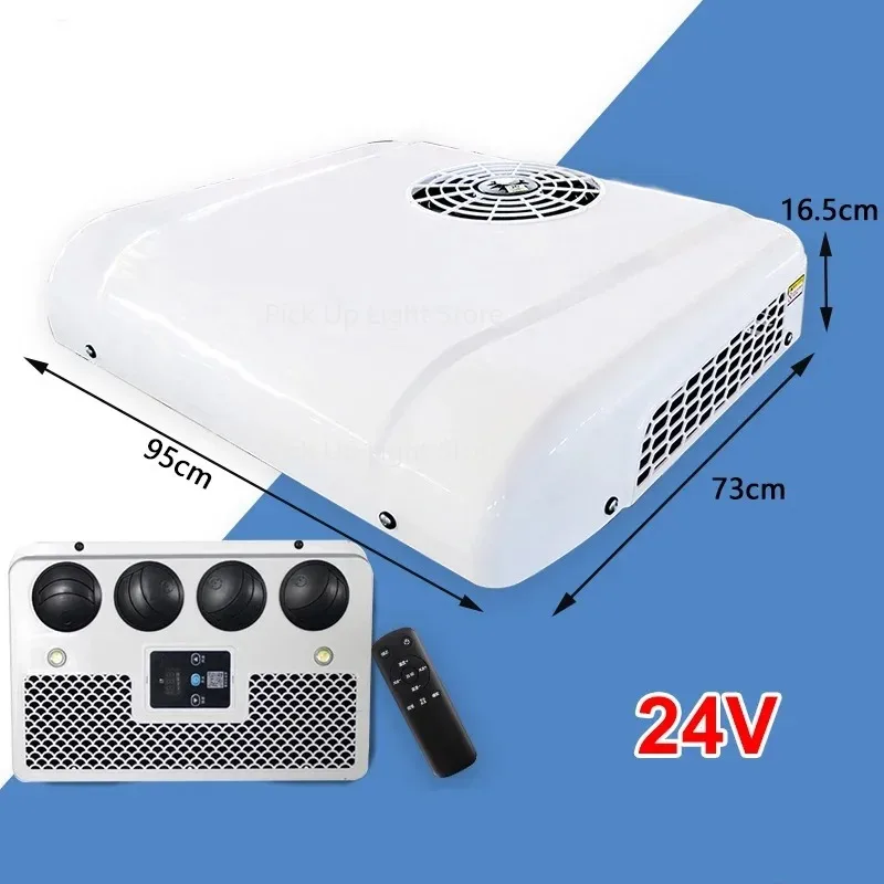 

Universal Car Battery Power 12v/24v Parking Cooling Rooftop Air Conditioner For Van Truckt Tractor Other Air Conditioning System