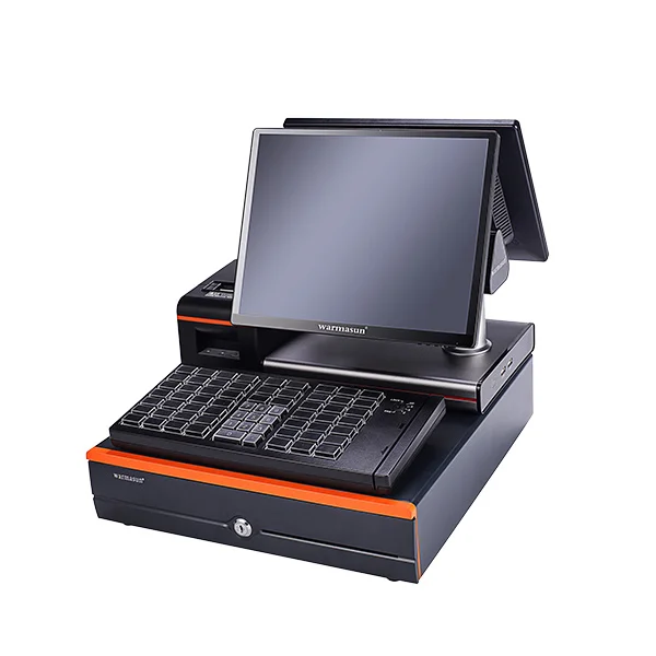Point Touch Screen Electronic Cash Register Machine Sale Complete Pos System