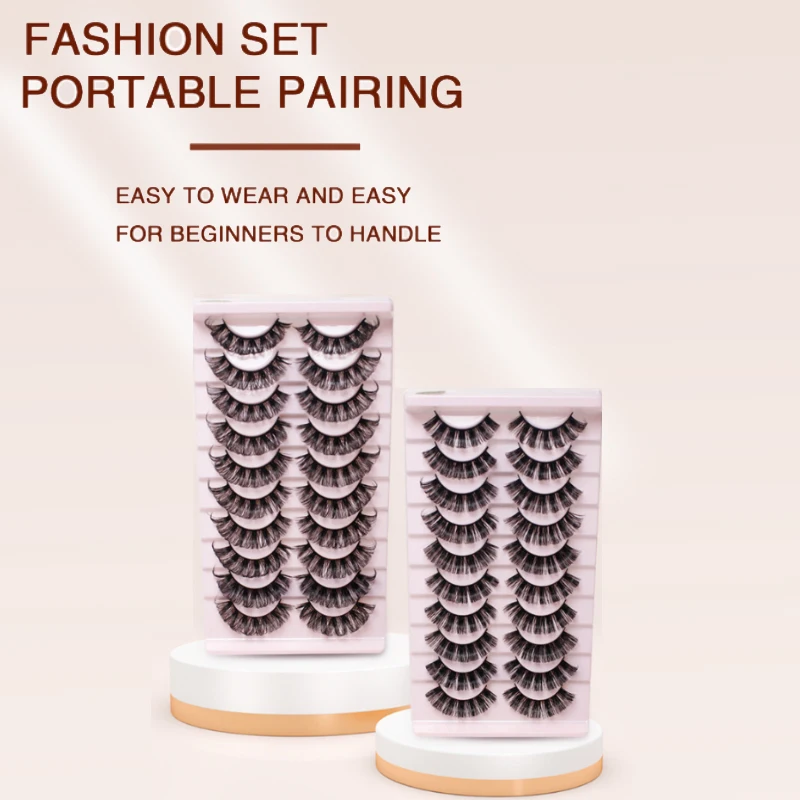 5 types of false eyelash makeup, thick and flexible, with anime and eye painting, natural grafting, fluffiness and softness