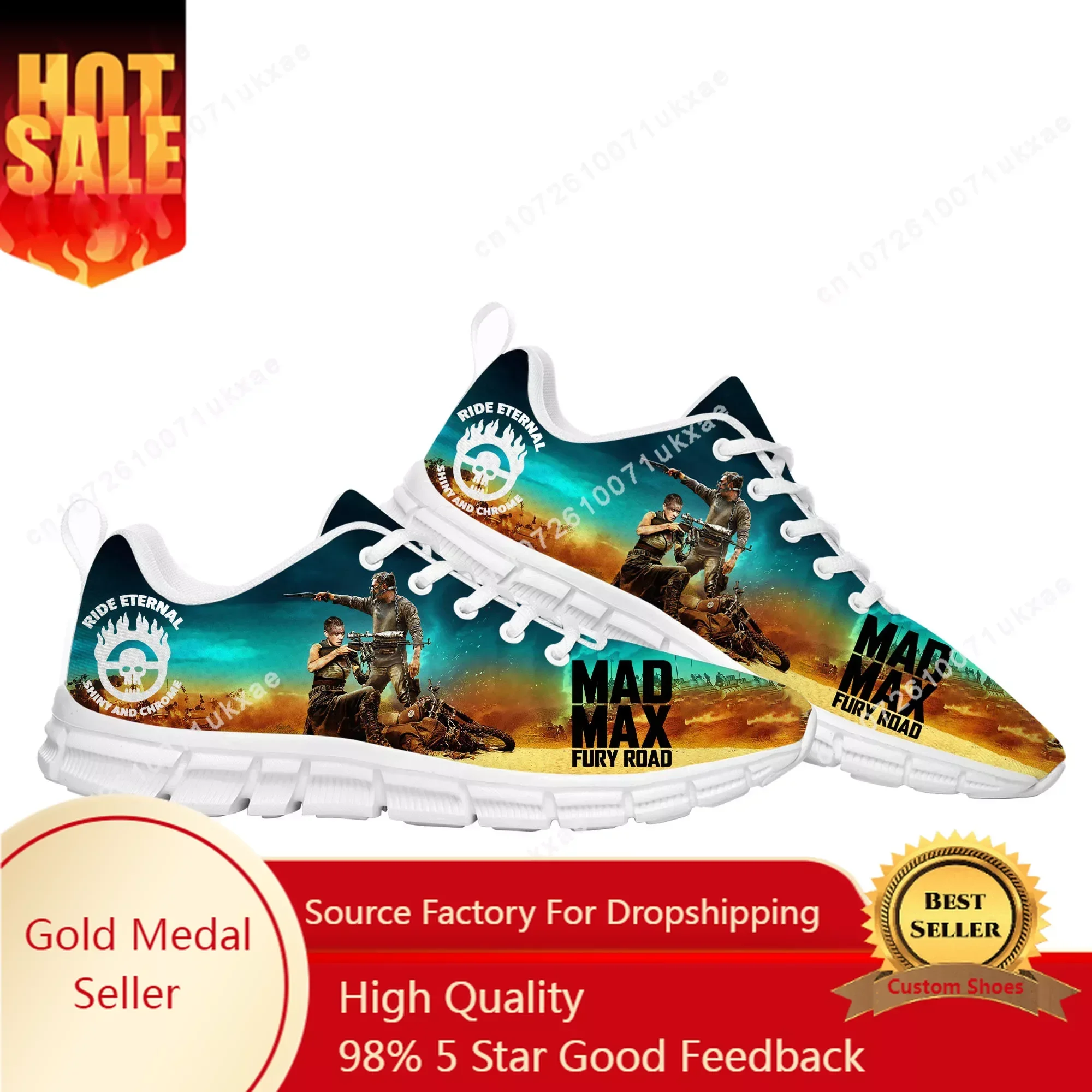 Mad Max Fury Road Sports Shoes Mens Womens Teenager Kids Children Sneakers High Quality Tom Hardy Casual Sneaker Custom Shoes