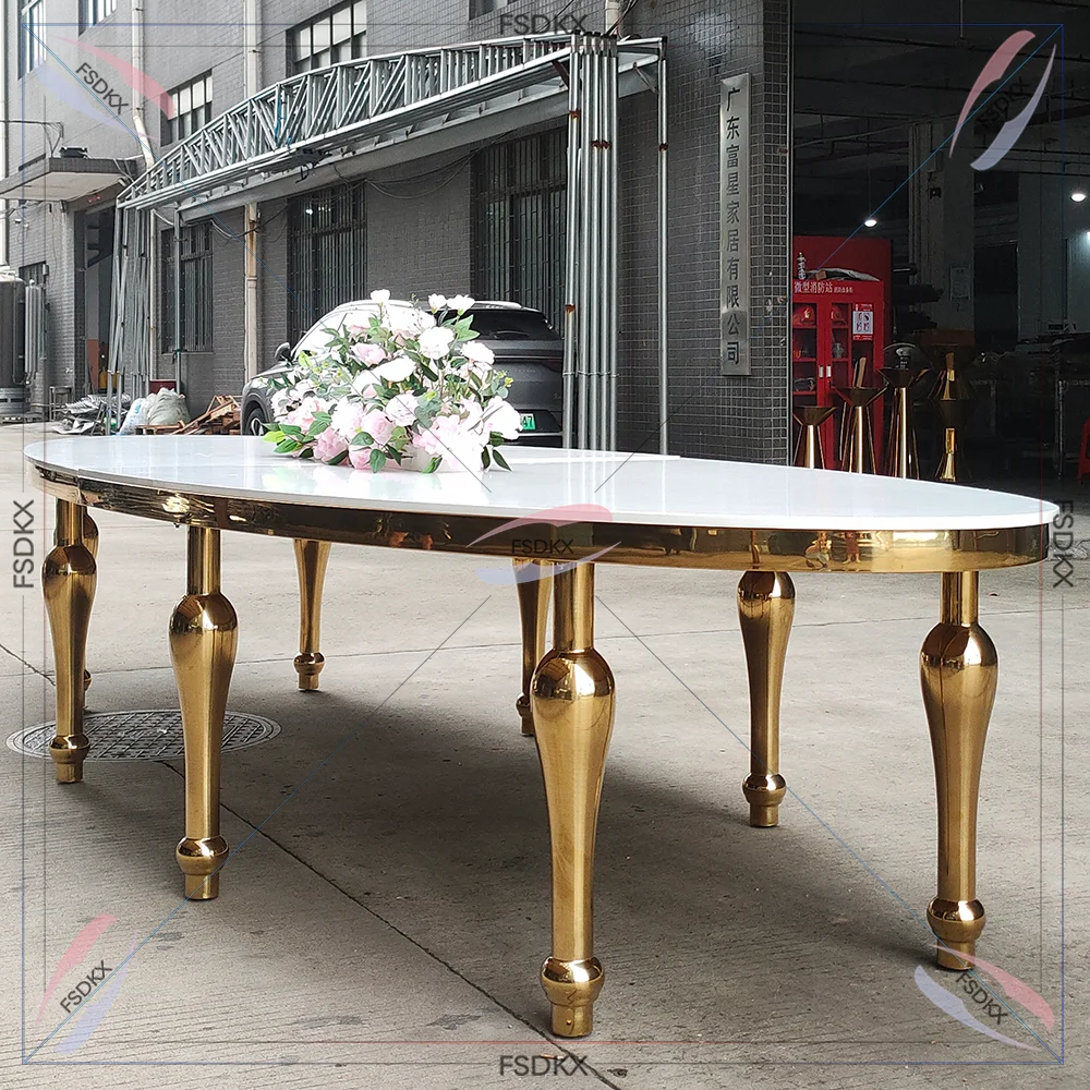 

Glass Top Bridal Wedding Table Fancy Glass Wedding Dining Table for Event