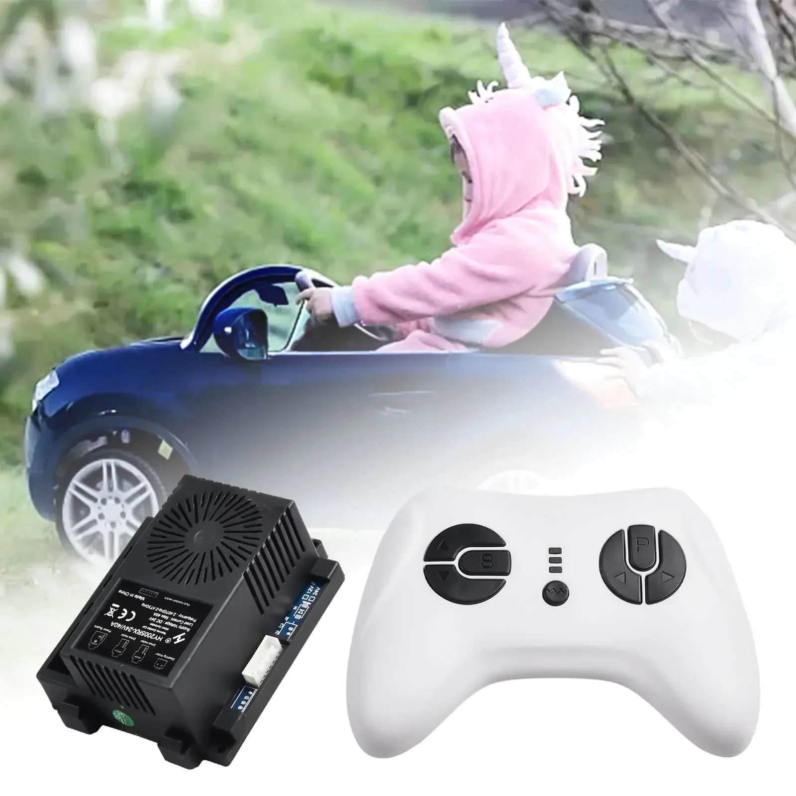 HLX HY2005RX HL 24V 40A Ride On Toy Car 2.4G Bluetooth Remote Control Receiver,HY2025-SE-12V Kid\'s Electric Car Motor Controller