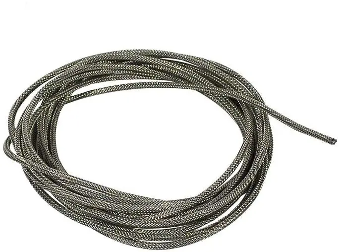 12\' Gavitt Braided Cloth-Covered Pre-Tinned Pushback 22 AWG Guitar Wire