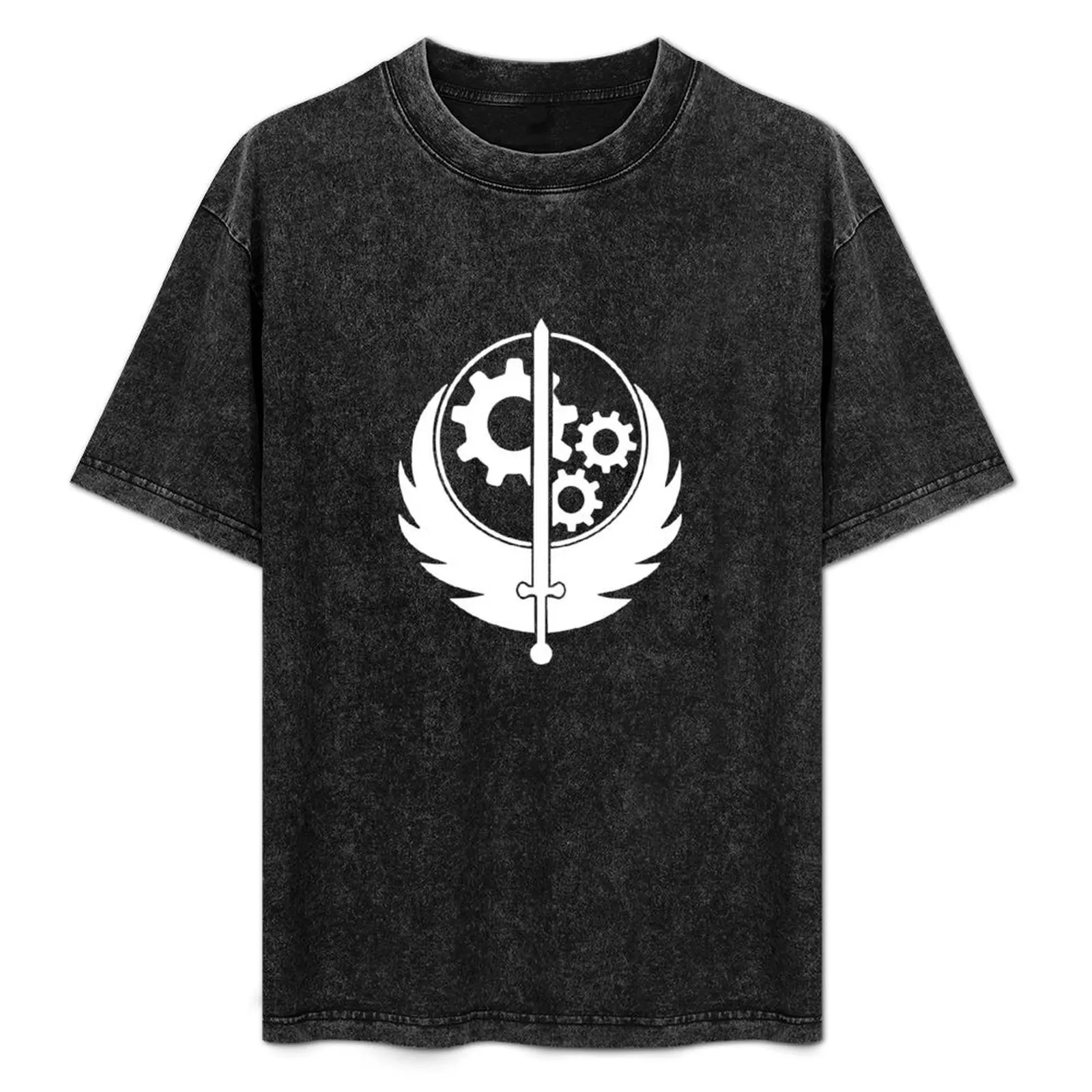 

Brotherhood of Steel T-Shirt Plus Size Solid Color T-Shirt