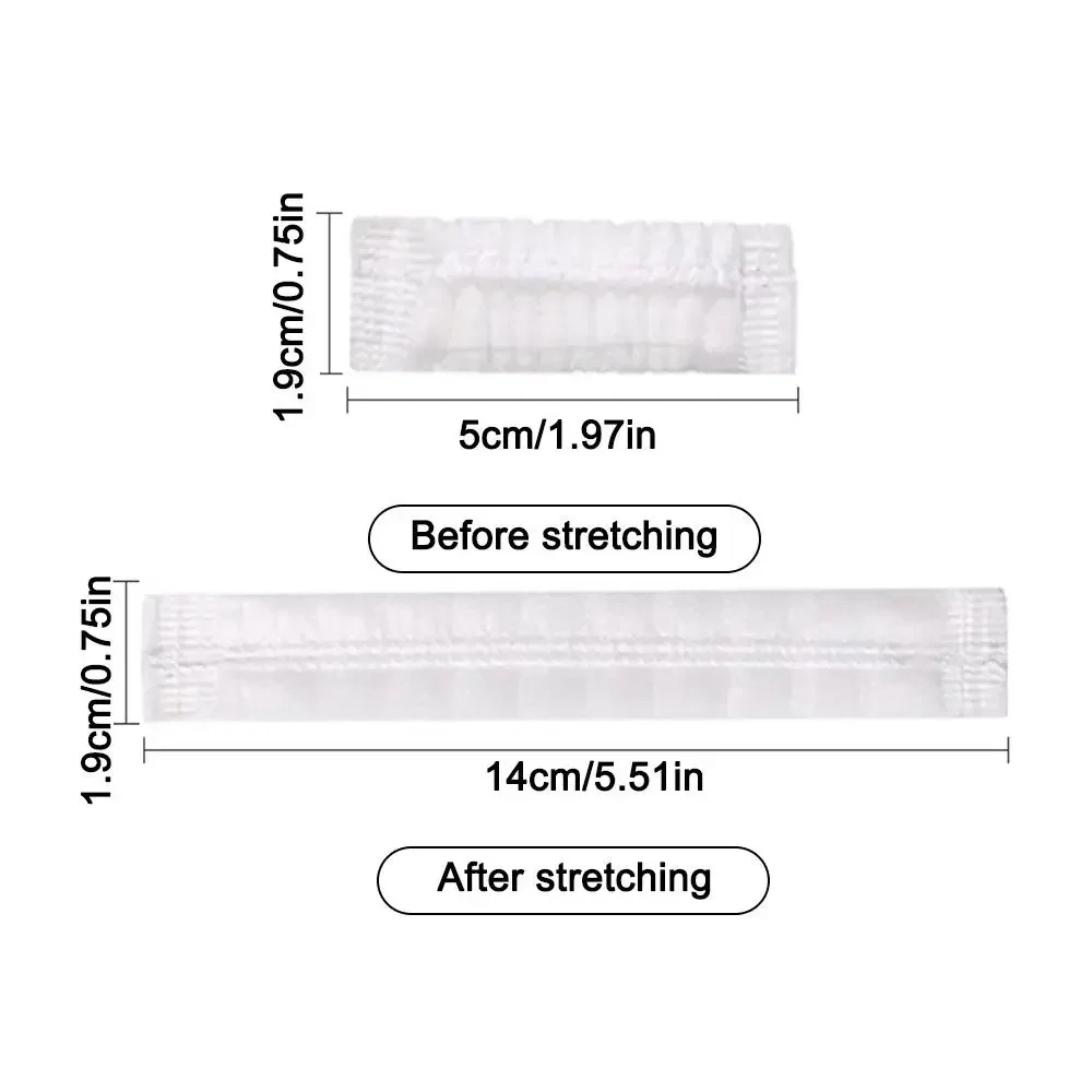 50 stuks wegwerp bagagewielen beschermer antislip elastische bagage universele wielen covers slijtvast verminderen lawaai