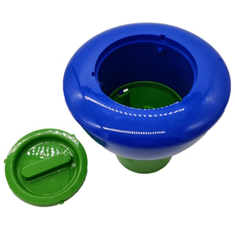 Dispensador de tabletas de cloro/bromo flotante para piscina de AB33-7 pulgadas para piscinas, spas, jacuzzi y fuentes