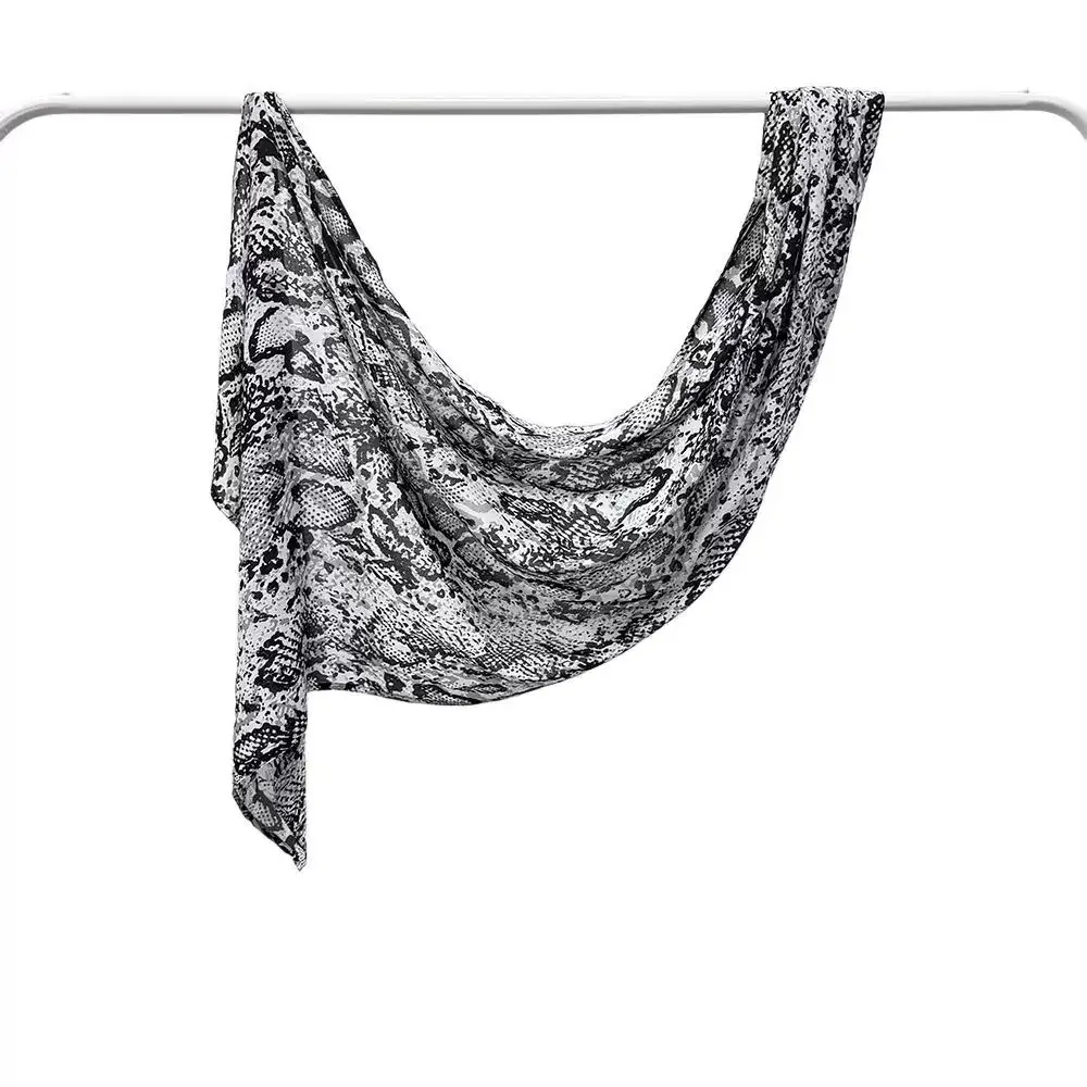

Модный шарф-хиджаб с животным принтом, модальный длинный платок, бандана, универсальный исламский тюрбан, пляжный
